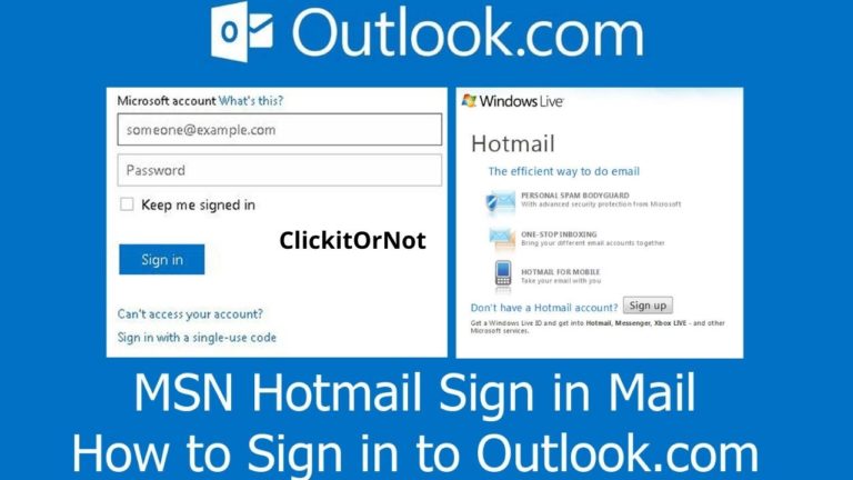 MSN Hotmail Login