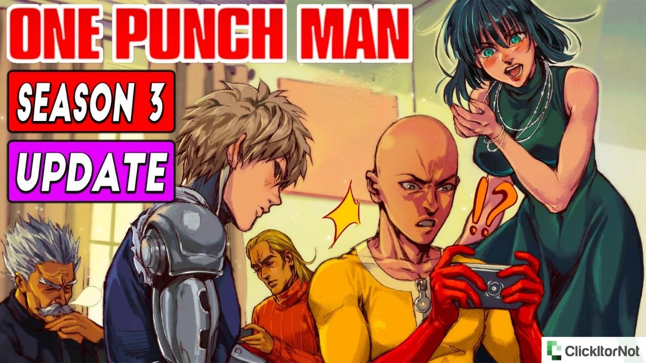 One Punch Man Season 3 Release Date & Story Details