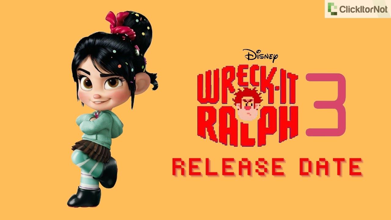 Wreck-It Ralph 3 Movie: When is it releasing?