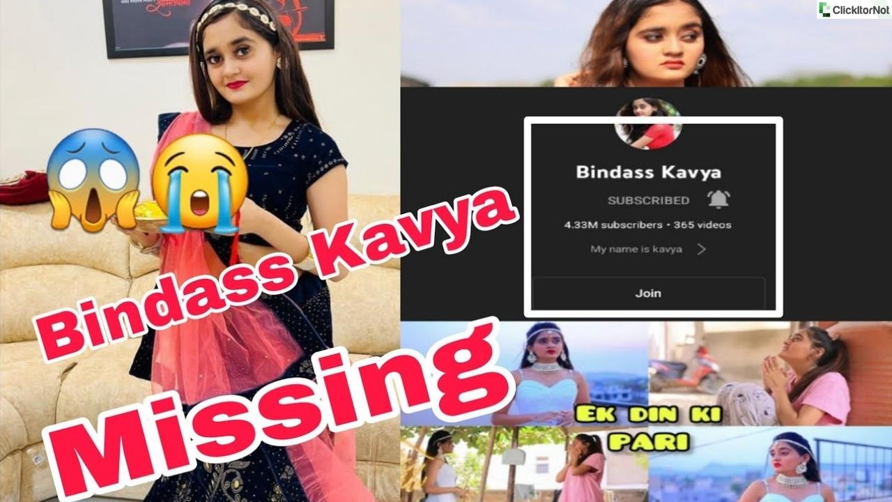 Youtuber Bindass Kavya Missing News