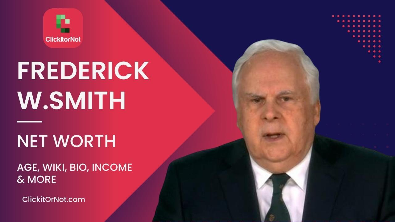 Fredrick W. Smith, Net Worth, Age, Career, Wiki, Bio