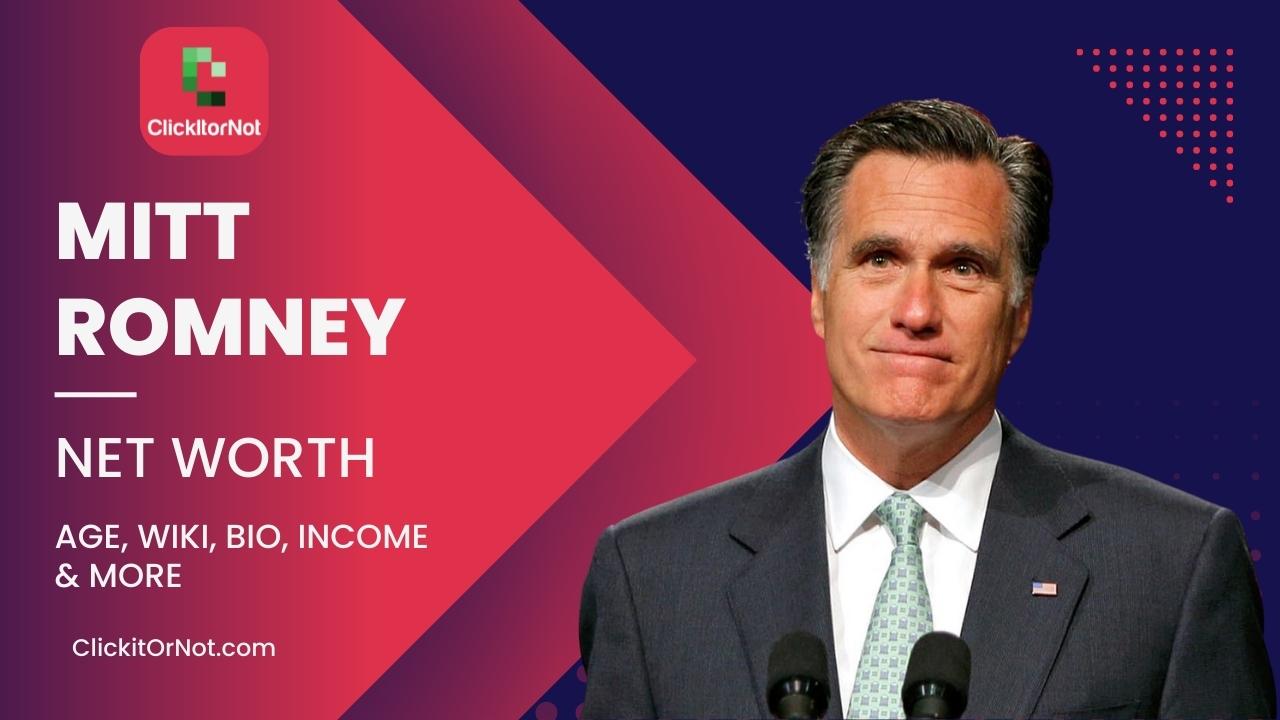 Mitt Romney Net Worth, Age, Income, Wiki, Bio
