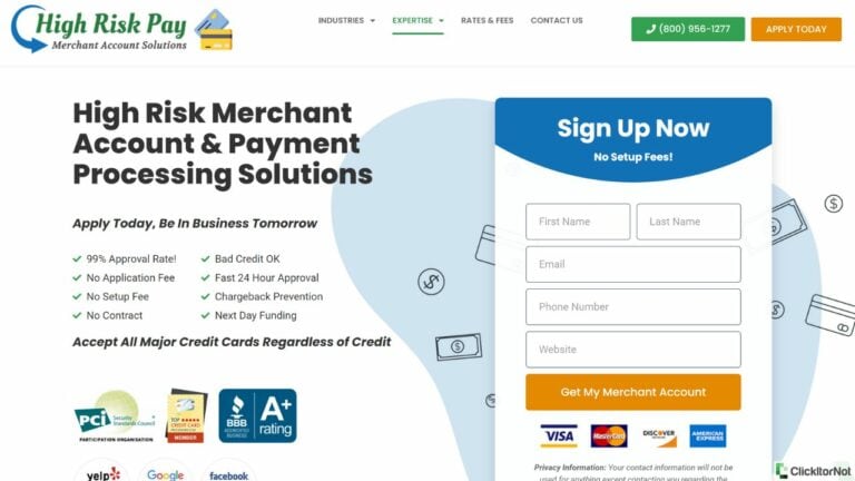High Risk Merchant Account HighRiskPay.com